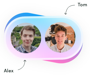 Picture of Tom and Alex, the Carefully Coded team